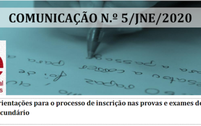 Inscrições em Exames - Orientações