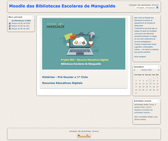 Catálogo Coletivo das Bibliotecas do Agrupamento