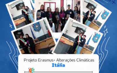 Alunos de Mangualde estão em Itália com o Projeto Erasmus + Alterações Climáticas