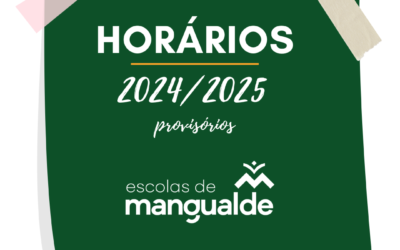 Horários das turmas 2024/2025