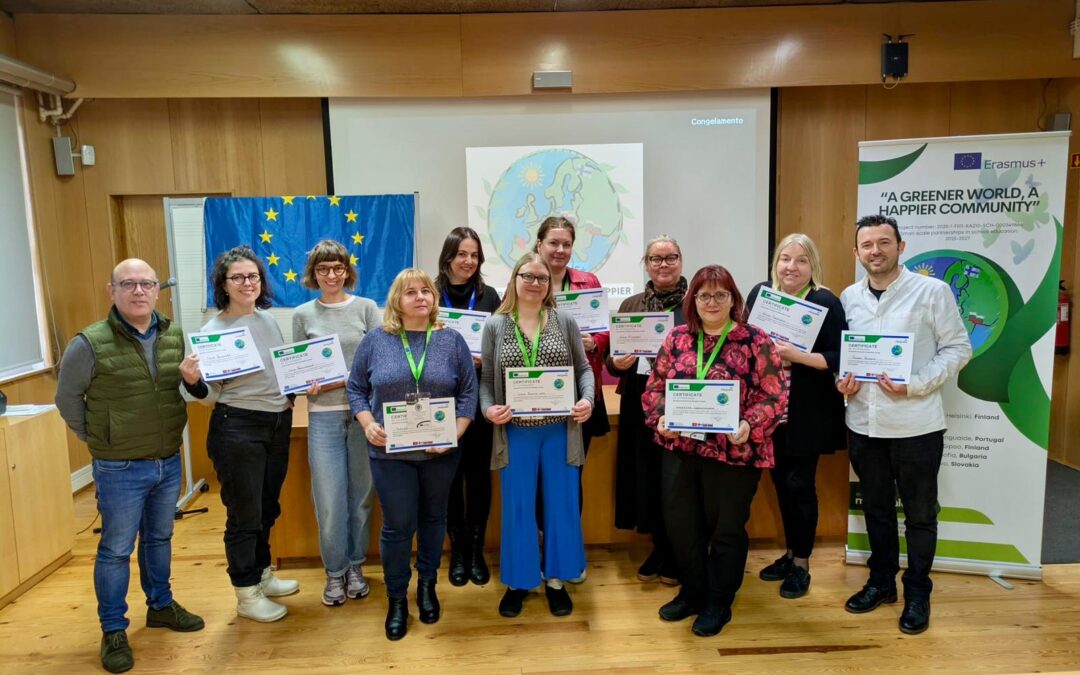 Agrupamento acolheu o 1º Encontro do Projeto Erasmus+ “A Greener World, a Happier Community”