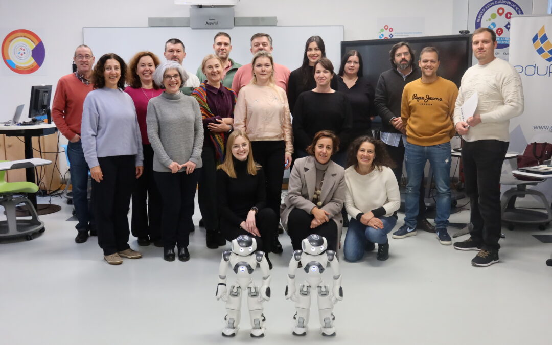 Agrupamento de Escolas de Mangualde acolheu o 3.º Encontro Transnacional do projeto Erasmus+ My Robot, My LearnMate