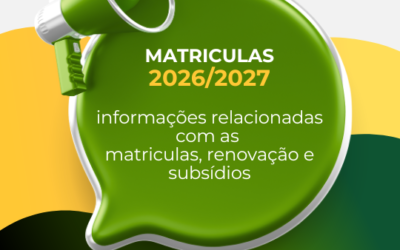 Matrículas e Subsídios 2026/2027